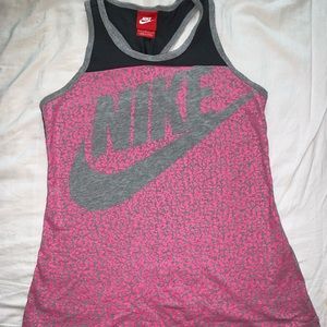 Pink nike tank top